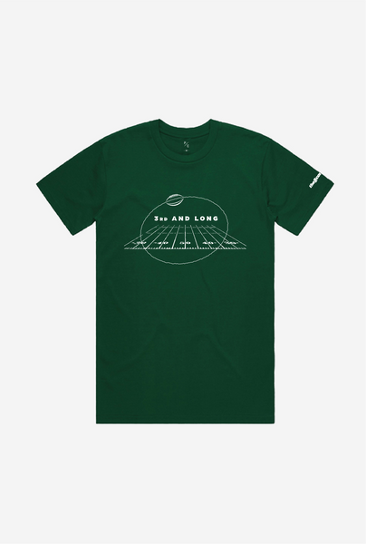 3rd and Long T-Shirt - Forest Green