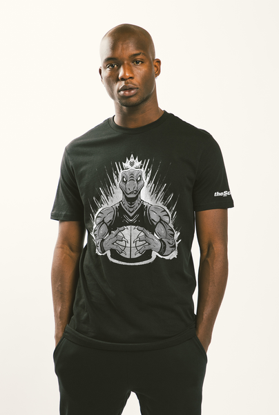 theScore Basketball Dino T-Shirt - Black