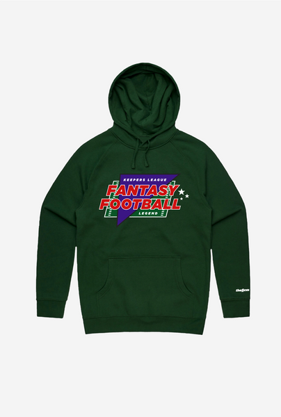 Keepers League Fantasy Football Hoodie - Forest Green