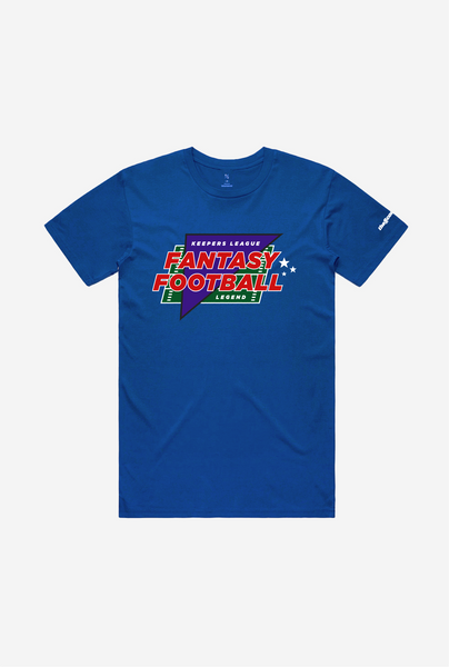 Keepers League Fantasy Football T-Shirt - Royal