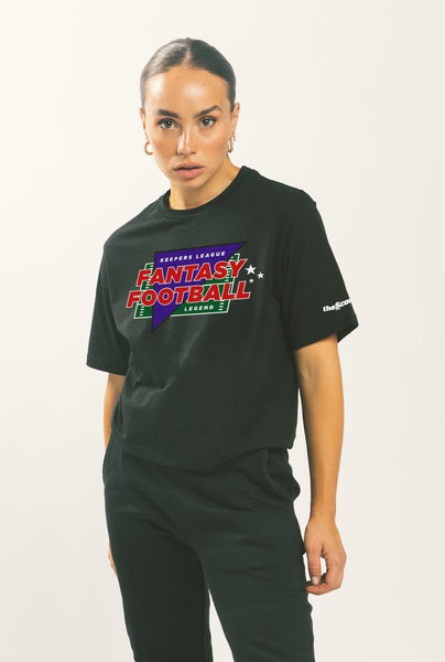 Keepers League Fantasy Football T-Shirt - Black