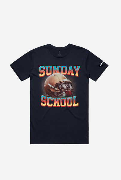 Sunday School T-Shirt - Navy
