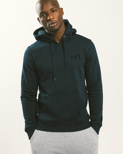 theScore Monochrome "S" Hoodie - Navy