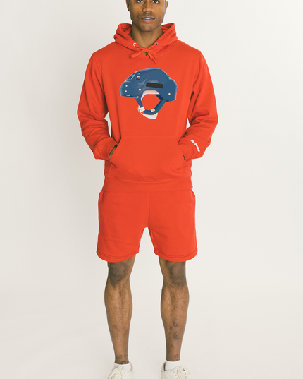 theScore Helmet Hoodie - Orange