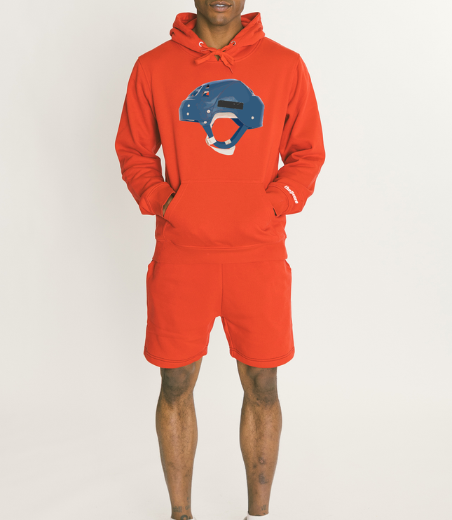 theScore Helmet Hoodie - Orange