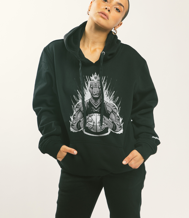 theScore Basketball Dino Hoodie - Black