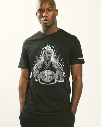 theScore Basketball Dino T-Shirt - Black