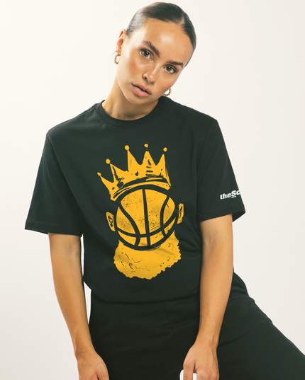 theScore Basketball The King T-Shirt - Black