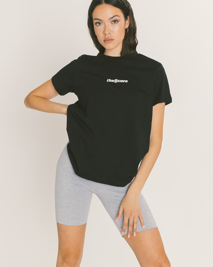 theScore Heavyweight T-Shirt - Black