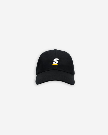 theScore Logo Dad Cap - Black