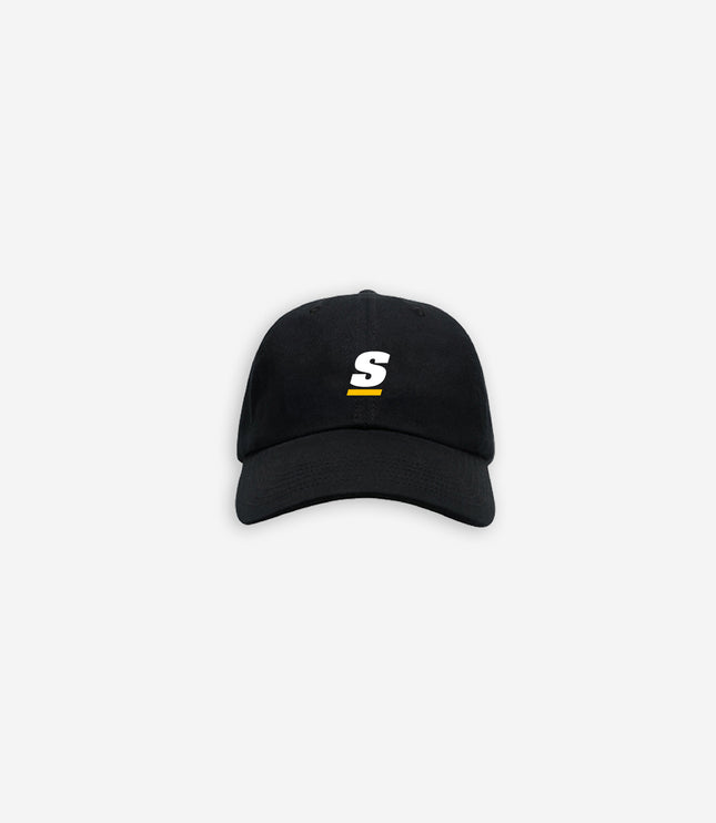 theScore Logo Dad Cap - Black