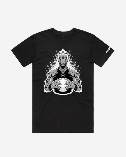theScore Basketball Dino T-Shirt - Black