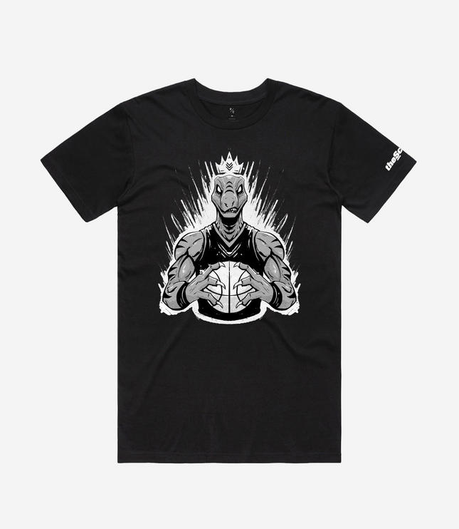 theScore Basketball Dino T-Shirt - Black