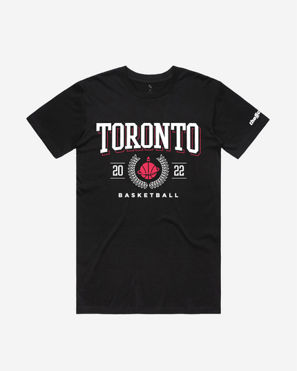 theScore Basketball Toronto Varsity T-Shirt - Black
